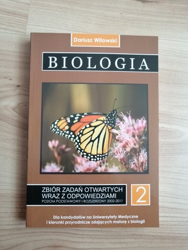 Zdjęcie oferty: Książka Biologia 2 Dariusz Witowski zbiór zadań