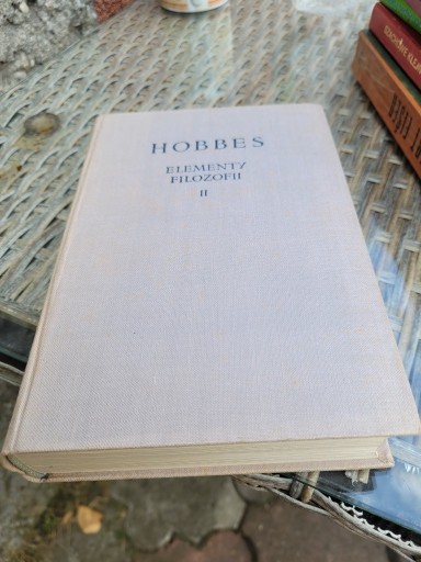 Zdjęcie oferty: Hobbes elementy filozofii 1956