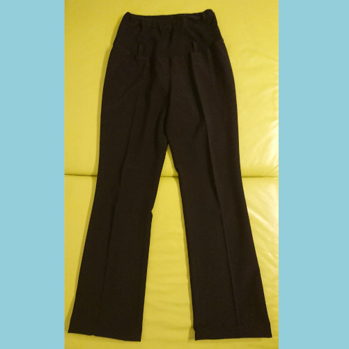 Zdjęcie oferty: spodnie ciążowe czarne, eleganckie, z kantem, XS