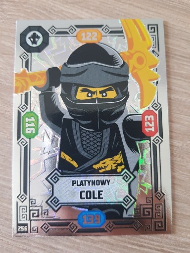 Zdjęcie oferty: Karta Lego Ninjago platynowa 256 - Cole