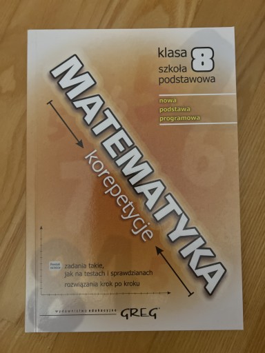 Zdjęcie oferty: Ściąga-Repetytorium szkoła podstawowa MATEMATYKA 8