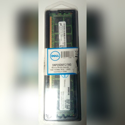 Zdjęcie oferty: Dell SNP20D6FC/16G 16GB 1600MHz PC3L - 12800