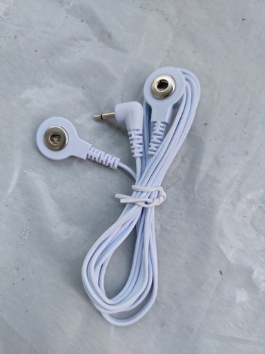 Zdjęcie oferty: kabel przewód elektrostymulator jack 2.5 snap 3.5
