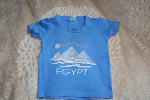 Zdjęcie oferty: BLUZKA NIEBIESKA EGIPT DLA DZIECKA ROZM 86/92