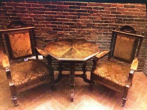 Zdjęcie oferty: Salonowy Eklektyczny zestaw-sofa, 2 fotele ,stolik