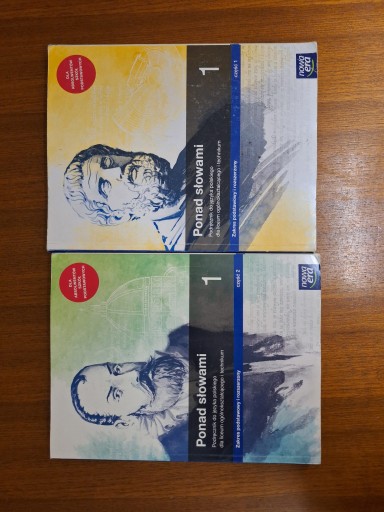 Zdjęcie oferty: Podręcznik J. polski kl. 1 LO/techniku zakr podst i rozsz cz 1 i 2 Nowa Era