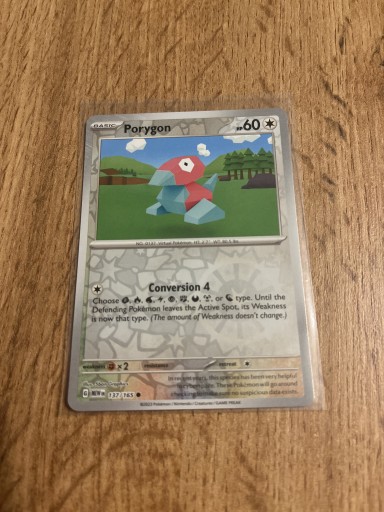 Zdjęcie oferty: Pokémon tcg porygon MEW137