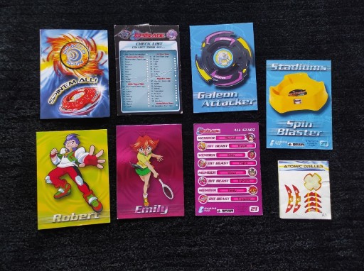 Zdjęcie oferty: Karty Beyblade 2003 r kolekcjonerskie 