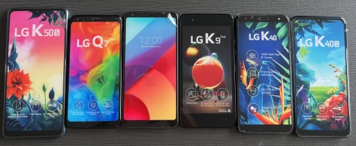 Zdjęcie oferty: Zestaw 6 atrap telefonów LG