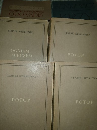 Zdjęcie oferty: Henryk Sienkiewicz - zestaw 6 książek 