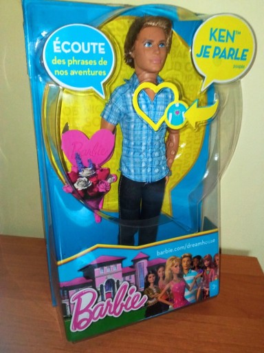 Zdjęcie oferty: Lalka Ken od Barbie mówiący koszula jeansy buty