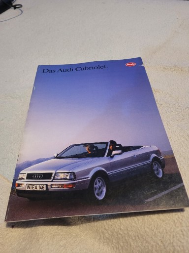 Zdjęcie oferty: Prospekt katalog Audi Cabriolet 1992