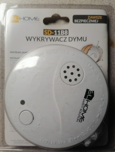 Zdjęcie oferty: Czujnik Wykrywacz Dymu EL HOME SD11B8 