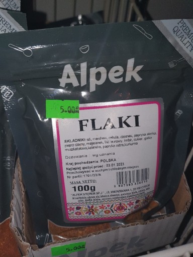 Zdjęcie oferty: Flaki 100 G