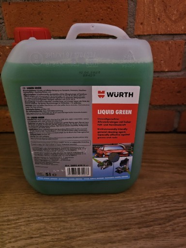 Zdjęcie oferty: Środek Wurth Liquid green do czyszczenia 5l