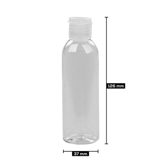 Zdjęcie oferty: Butelka plastikowa 100ml PET z zamknięciem FlipTop