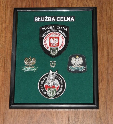 Zdjęcie oferty: Służba Celna - celnik - tablo pamiątkowe