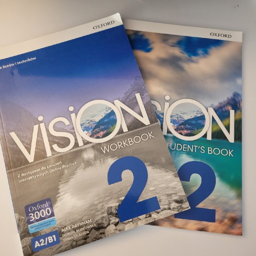 Zdjęcie oferty: Vision 2 workbook i student's book