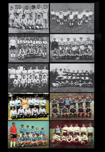 Zdjęcie oferty: 10 pocztówek Piłkarski Klub Kolekcjonera nr 51-60