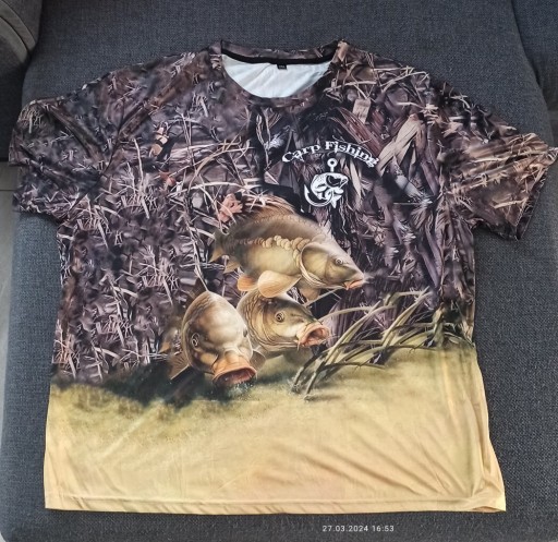 Zdjęcie oferty: Koszulka T-shirt wędkarska - karp 2XL