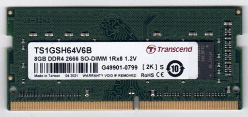 Zdjęcie oferty: Pamięć RAM DDR4 8GB 2666MHz QNAP