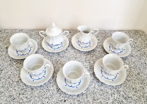 Zdjęcie oferty: Zestaw kawowy 5-osobowy 14-elporcelana Wałbrzych 