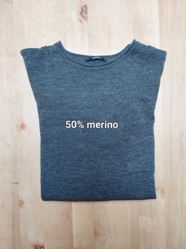 Zdjęcie oferty: Sweter wełniany merino M nowy