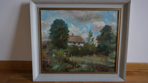 Zdjęcie oferty: obraz olejny Witold Polański , Chata z okolic Lubl