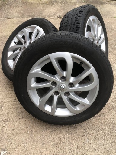 Zdjęcie oferty: Felgi alumy z oponami 205x55x16 renault nissan