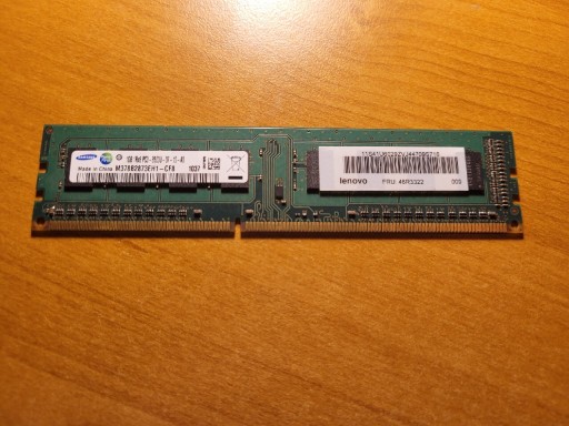 Zdjęcie oferty: Pamięć RAM DDR3 1066 MHz 1GB CL7 Samsung