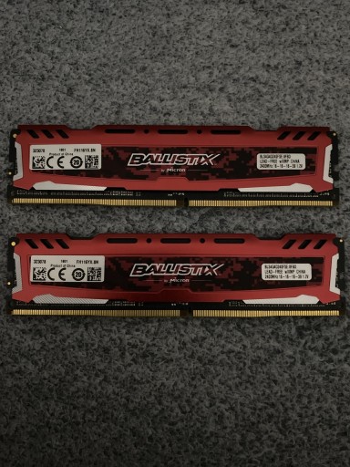 Zdjęcie oferty: Crucial Ballistix Sport LT DDR4