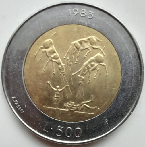 Zdjęcie oferty: San Marino - 500 lira - 1983