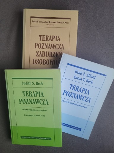 Zdjęcie oferty: Terapia poznawcza Beck /3x terapia poznawcza/