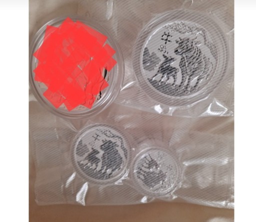 Zdjęcie oferty: Lunar 3 Rok Wołu set ,2oz,1oz,0,5 oz 