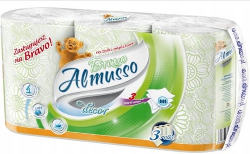 Zdjęcie oferty: Ręczniki papierowe Bravo Almusso 