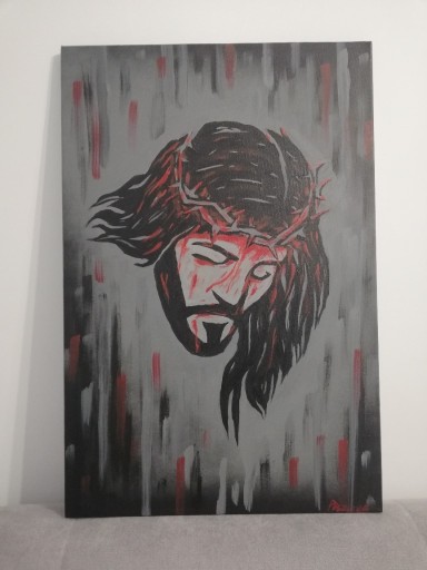 Zdjęcie oferty: "Jezus " obraz na płótnie 40x60cm