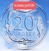 Zdjęcie oferty: 20 gr 1997 mennicze z woreczka