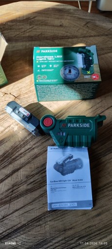 Zdjęcie oferty: PARKSIDE akumulatorowa lampa LED 12V - NOWA