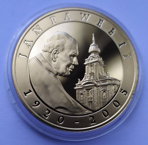 Zdjęcie oferty: 10 zł - JAN PAWEŁ II - 1920-2005 - 2005 / PLATER