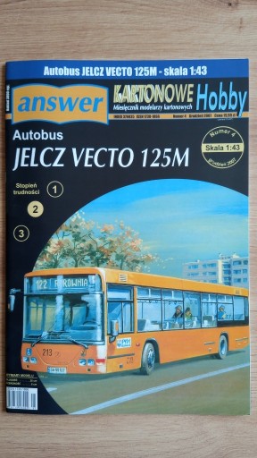 Zdjęcie oferty: Answer -  Autobus Jelcz Vecto 125M - 1/43