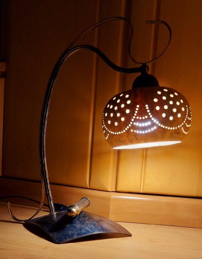 Zdjęcie oferty: Lampa nocna  z tykwy rękodzieło 