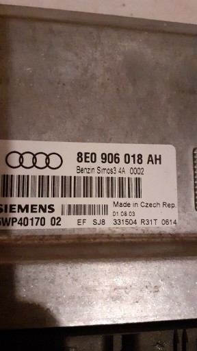 Zdjęcie oferty: STEROWNIK AUDI A4B6 1.6 ALZ