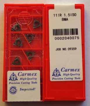 Zdjęcie oferty: Płytka do gwintu wewnętrznego 11IR 1,5 ISO BMA