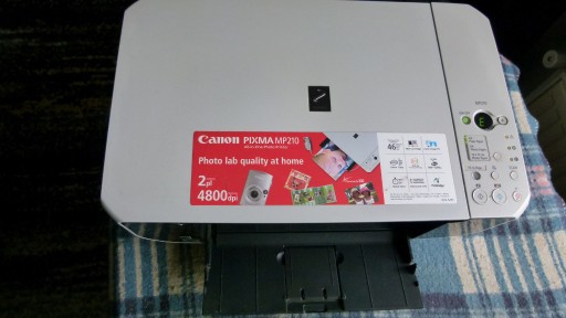 Zdjęcie oferty: Drukarka skaner Canon Pixm MP210 działa tuszu brak