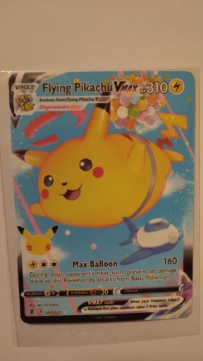 Zdjęcie oferty: Karta Pokemon Flying Pikachu V MAX 