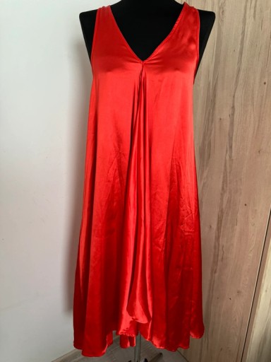 Zdjęcie oferty: H&M satynowa sukienka midi XS-S