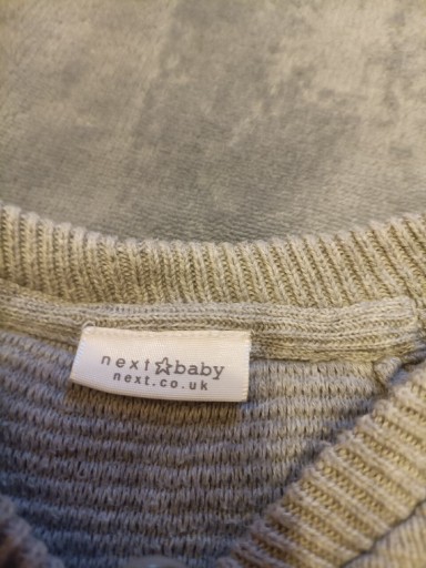 Zdjęcie oferty: Sweter next baby 86, gruby bawełniany 