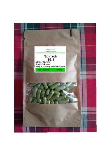 Zdjęcie oferty: Szpinak kapsułki  100szt 400 mg