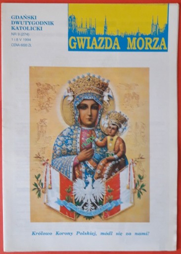 Zdjęcie oferty: Dwutygodnik Gwiazda Morza nr 9, 1 i 8.V.1994 r.