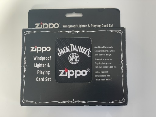 Zdjęcie oferty: Zippo Jack Daniel’s zapalniczka + karty do gry NEW